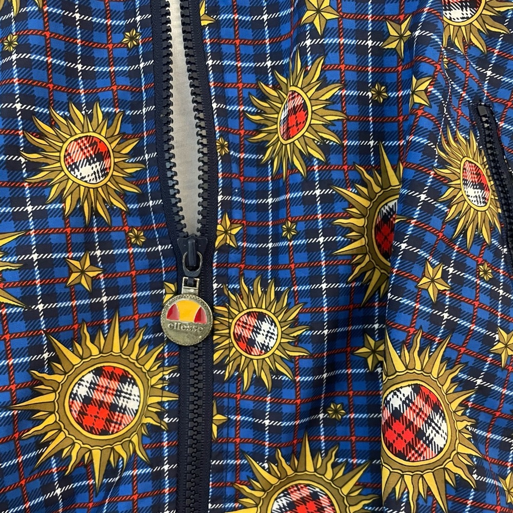 Patterned Zip Up Bomber Jacket - image 2